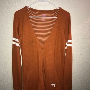 PINK Texas Longhorn very light sweater